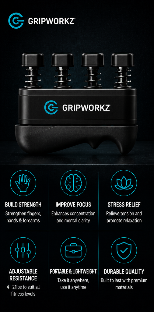 Rainbow Grip Hand & Finger Exerciser – Sensory Fidget Toy