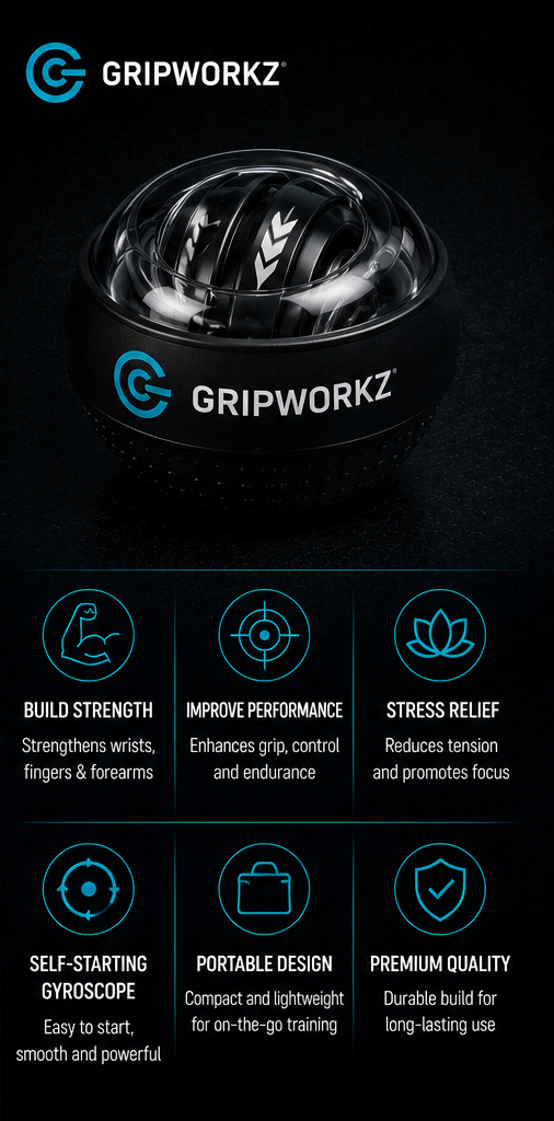 YangChen Gyroscopic Wrist Ball – Self-Starting Grip & Forearm Strengthener
